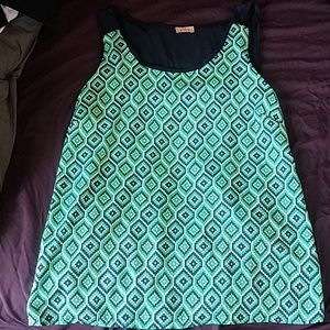 Geometric print blouse